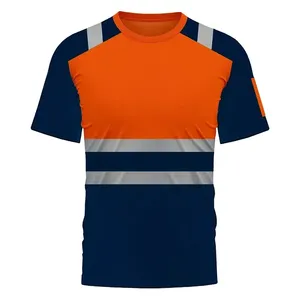 เสื้อกั๊กสะท้อนแสงแบบมองเห็นได้ชัดเจน ผ้าตาข่ายโพลีเอสเตอร์เรืองแสง แห้งเร็ว สำหรับทุกเพศ เหมาะสำหรับงานซับลิเมชั่น - Product Image 4