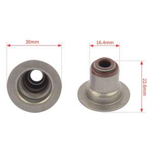 16 pièces. 313 \ "X .500 \" FKM joints de soupape plaqués métal pour GM LS1 LS3 LS6 4.8L 5.3L 6.0L 6.2L véhicules pièces de soupape de qualité supérieure - Product Image 2
