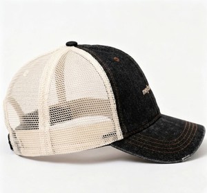 Casquette Trucker en Denim Meyba Sports, 6 Panneaux, Dos en Maille, Réglable, Décontractée, Unisexe, Printemps-Été, Adulte, Snapback - Product Image 5
