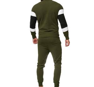 <b>Men</b> <b>Track</b> Suit Slim Fit Zipper <b>Jacket</b> Pants Set Breathable Sportswear Casual Streetwear Full Sleeve Training Gym Fitness Two - Product Image 3