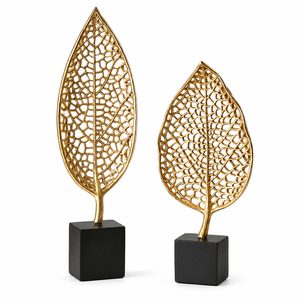 Sculpture de papillon doré de luxe, faite à la main, moderne, décorative, pour table, maison, bureau, accent d'art, décoration, cadeau, statue de présentation - Product Image 5