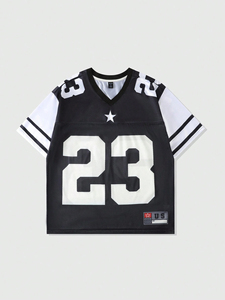 High Quality Customer Soccer Jersey 25/26 Season Spandex/Polyester Breathable Quick Dry Crew Neck Short Sleeve Front Unisex - Product Image 5