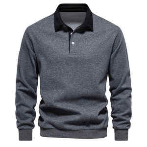 Última novedad en polos de golf para hombre, uniformes de poliéster y algodón, con impresión por sublimación personalizada y logotipo bordado. - Product Image 4