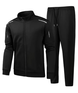 Sportswears Gym Fitness Training Tracksuits Two Piece Set Tracksuit Zip Jacket Jogging <b>Pant</b> Suit for Men Polyester / spandex - Product Image 1