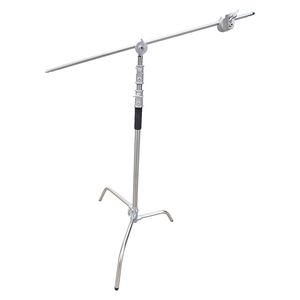 Support photo professionnel robuste avec bras articulé de 102 pouces, trépied réglable et bras de maintien de 39 pouces, 2 têtes de fixation - Product Image 1