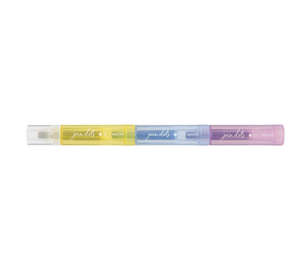 Set de Papelería Japonesa GANRAKU MIDORI Join Dots 3 Colores Conectados, a Base de Agua, con Impresión UV para Dedos, Set Oscuro Multicolor para Diario/Planificador - Product Image 5
