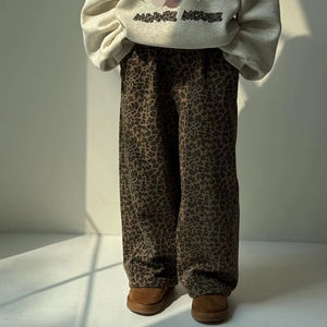 Vente en gros 2026 – Nouveaux pantalons d'hiver pour filles et garçons, pantalons imprimés jungle confortables pour enfants, autres vêtements pour enfants - Product Image 1