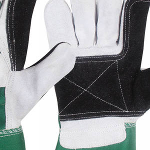Heavy Duty Rigger <b>Gloves</b> Durable Leather Construction Double Layer Protection Anti-static Anti-chemical Silicone-free Safety - Product Image 6