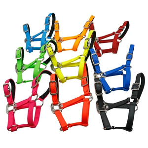 Harnais de cheval en nylon avec nezier rembourré, équipement équestre robuste et réglable pour l'équitation et l'entraînement, harnais personnalisés - Product Image 1