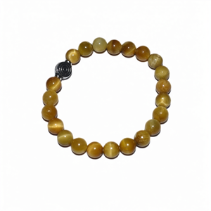 สร้อยข้อมือแฟชั่นคริสตัล-เครื่องประดับหินไทเกอร์อายสีเลมอน - Product Image 2