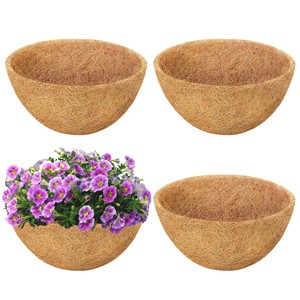Handcrafted Bamboo Circular Hanging Planter - Wholesale Garden <b>Decor</b> - Product Image 4