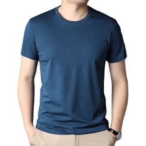 Wholesale 100% Cotton 240gsm Men's T-Shirt Custom Logo Plain Casual <b>Blank</b> T-Shirt Knitted Fabric 240 Grams <b>Weight</b> - Product Image 5