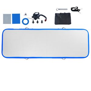 Tappetino Gonfiabile per Ginnastica - Materassino da 4 Pollici di Spessore con Pompa Elettrica e Tappetini per Allenamento - Product Image 1