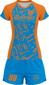 Tenue de volley-ball SpikeStorm Pro AeroSpike Elite, kit de volley-ball ThunderHit Premium, 100 % polyester, impression par sublimation intégrale - Product Image 2