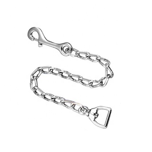 Los mejores vendedores, productos para mascotas, suministros de cadena de entrenamiento, cadena de plomo de caballo de acero niquelado resistente - Product Image 1