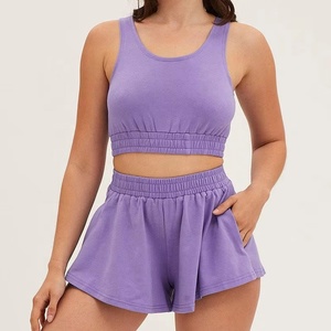 Women's Casual Daily Outfit Solid Two-Piece Pant Set Sun Metal Button <b>Long</b> Pants Button-Up <b>Vest</b> Top Featuring sleepwear - Product Image 1