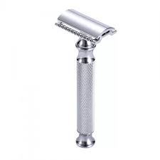 Rasoir de sécurité à manche en bois pour hommes, rasoir classique à double tranchant en métal - Product Image 3