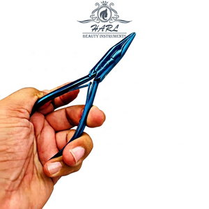 Alicates Multifunción con Recubrimiento de Plasma Azul, Logotipo Personalizado, Herramientas para Extensiones de Cabello, Alicates para Abrir y Cerrar Microperlas, Herramientas de Peinado - Product Image 6