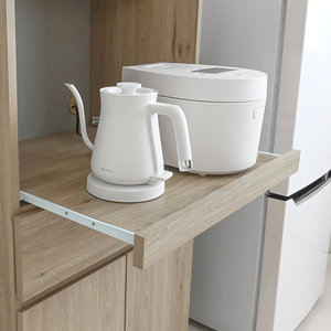Mueble de Cocina Moderno de Madera RUR con 1 Cajón, 2 Estantes, Puerta de Panel Plano, Mueble de Almacenamiento para el Hogar, Diseño Minimalista - Product Image 3