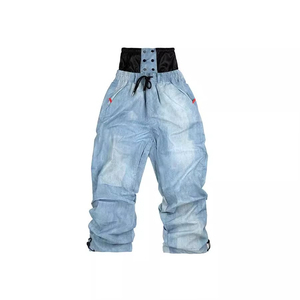 Ensemble de combinaison de ski OEM personnalisé pour femme, imperméable et coupe-vent, combinaison de ski ample pour femme, vêtements de ski et de neige, vente en gros - Product Image 2