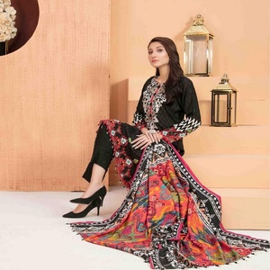 ชุดแต่งงานสไตล์อินเดียและปากีสถานชุดผ้าลินินชุด3ชิ้นสำหรับทุกขนาด - Product Image 4