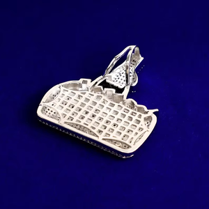 Pendentif Moissanite In My Bag en Argent 925 Plaqué Rhodium Style Hip-Hop Bijoux Thème Homme Usage Quotidien - Product Image 4