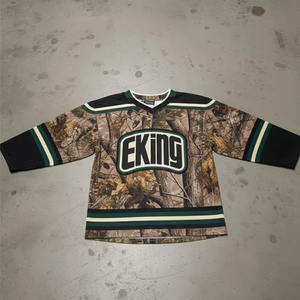 Fabricante de camisetas de hockey personalizadas al por mayor, uniforme deportivo sublimado, ropa transpirable y ligera de alto rendimiento para hockey sobre hielo - Product Image 5