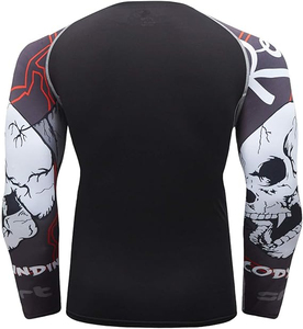 Nueva Camiseta de Compresión de Manga Larga para BJJ No Gi, Ajuste Elástico para Grappling, MMA, Lucha y Entrenamiento - Product Image 2