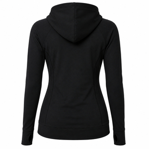 Sudaderas con Capucha para Mujer, Diseño Moderno y Corto, Mangas Largas, Mezcla de Algodón Suave, Estilo Casual y Moderno para Invierno - Product Image 2