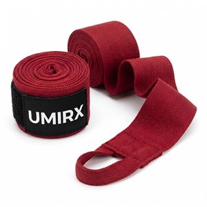 Bandages de boxe personnalisés avec logo, 180 pouces, semi-élastiques, style mexicain, avec boucle pour le pouce, pour MMA, Muay Thai, Kickboxing - Product Image 1