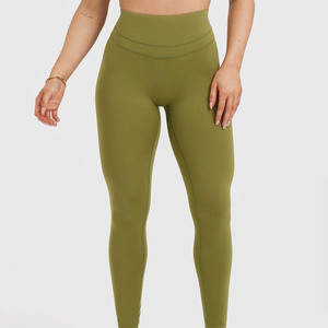 Legging de yoga sur mesure en polyester et coton, élastique, respirant, tricoté, de haute qualité, style unique pour la confection sur mesure - Product Image 1