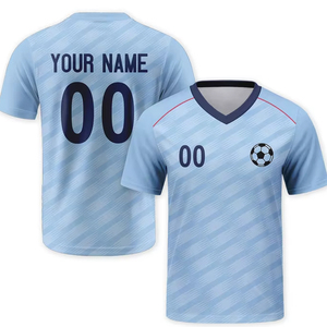 Camiseta de Fútbol Sublimada con Tela Suave Premium para Nombre y Número Personalizados, Color Duradero - Product Image 1