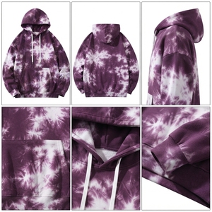 Sudadera con Capucha Tie Dye Personalizada OEM ODM, Sudadera con Capucha Estilo Urbano, Fábrica de Sudaderas con Capucha - Product Image 6