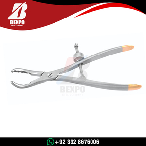 Pince de réduction osseuse dentée en acier inoxydable de 170 mm pour chirurgie osseuse - Product Image 3