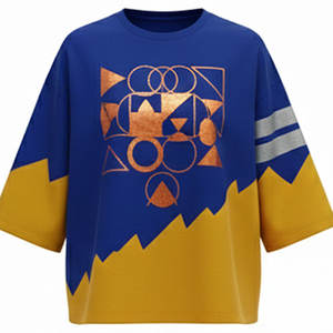 เสื้อทรงบ็อกซี่สำหรับผู้ชายที่ได้รับแรงบันดาลใจจากสตรีทแวร์ ผลิตจากวัสดุหนาทนทานและมีโครงสร้างแข็งแรง - Product Image 1