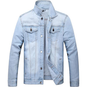 Chaqueta Vaquera Premium Desgastada para Invierno, Abrigo Casual Duradero de Longitud Media, Estilo Urbano para Uso Formal y Casual - Product Image 1