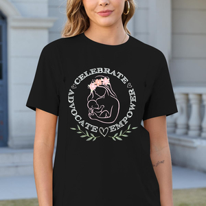 Camisetas de lactancia a la moda para mujer, ropa de lactancia de manga corta y ropa informal de verano, ropa de maternidad moderna para embarazo - Product Image 3