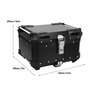 Boîte arrière de <span class=keywords><strong>moto</strong></span> en alliage <span class=keywords><strong>d</strong></span>'aluminium de qualité supérieure 32L, coffre de <span class=keywords><strong>moto</strong></span> durable, boîte de rangement supérieure, boîte arrière pour <span class=keywords><strong>moto</strong></span>, scooter - Product Image 2