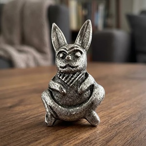 <b>Rustic</b> Zinc Alloy Rabbit Drawer Knob Novelty Shape Furniture Handle Durable Design for Cabinet <b>Wardrobe</b> Dresser - Product Image 2