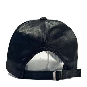 Casquette de baseball décontractée en satin de polyester de couleur unie pour femme, style coréen, casquette à visière pour femme, chapeau de soleil pour femme - Product Image 4