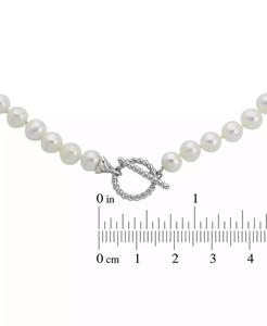 Collana con perle d'acqua dolce coltivate (7-8 mm) da 18 pollici |   Macy's - Product Image 5