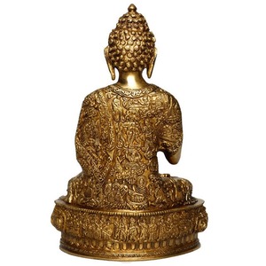 Estatua de Buda de Latón de Estilo Antiguo, Muy Solicitada, para Decoración del Hogar o Colección Cultural, Disponible a Precio de Exportación - Product Image 2