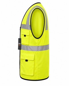 High Visibility Reflective Breathable <b>Waterproof</b> Polyester Quick Dry Road Safety Vest Windproof Construction <b>Work</b> Motorcycle - Product Image 6