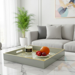 Bandeja Decorativa Rectangular de Lacado Vietnamita Hecha a Mano con Incrustaciones de Concha para Hoteles y Decoración de Bodas al por Mayor - Product Image 5