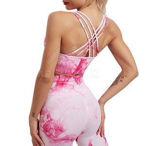 Soft Stretch Women Yoga <b>Sets</b> Breathable Women Yoga <b>Sets</b> Fitness Wear Women Yoga <b>Sets</b> For Gym Daily Use - Product Image 3