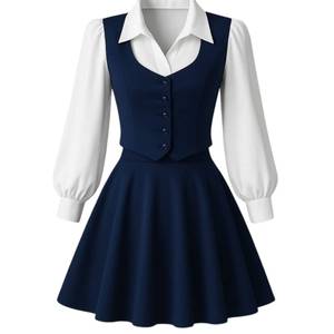 Uniforme Escolar de Verano OEM, Algodón Ligero, Transpirable y Cómodo, Manga Corta, Tallas Personalizadas, Suministro al por Mayor - Product Image 1