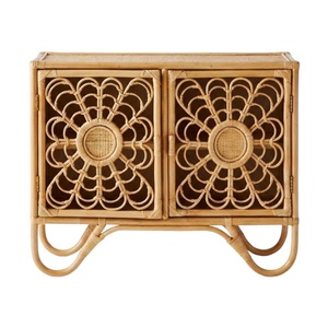 Petal Design Rattan Chest Children Furniture Kids Room Storage Unit Best Quality Factory Price Wholesale Hot Sale New Style - Product Image 1