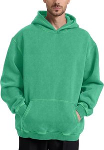 Sudadera con Capucha Casual para Hombre al por Mayor, de Algodón Suave y Forro Polar, Ajuste Regular, con Cordón y Bolsillo Canguro, para Uso Diario - Product Image 4