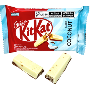 Premium Kit Kat Coconut Chocolate 24x41.5g Crispy Wafer Snack Bulk Pack Factory Direct Price High Quality <b>Confectionery</b> - Product Image 3