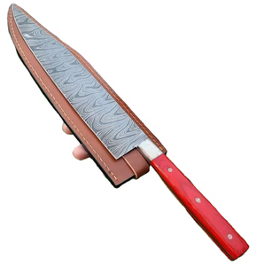 บริการขายส่ง มีดเชฟมืออาชีพ PRESTIGE BLADES คุณภาพพรีเมียม แบบกำหนดเองได้ รับผลิตแบบ OEM ODM ด้ามไม้เนื้อแข็ง เหล็กดามัสกัส - Product Image 2